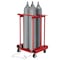 Global Industrial Mobile Forkliftable Cylinder Storage Caddy, 4 Cylinders 270217C - alternate 1